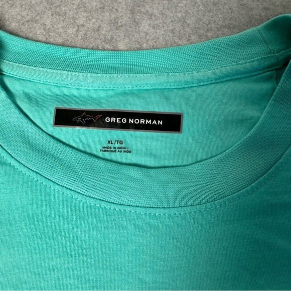 Greg Norman Collection Turquoise Short Sleeve Tee - Picture 6 of 6